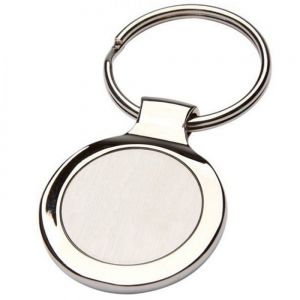 LLAVERO REDONDO SENCILLO PLANO personalizada